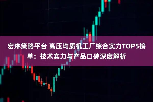 宏琳策略平台 高压均质机工厂综合实力TOP5榜单:技术实力与产品口碑深度解析